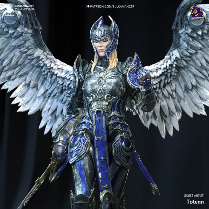 STL - dame aylin baldur's gate render 2
