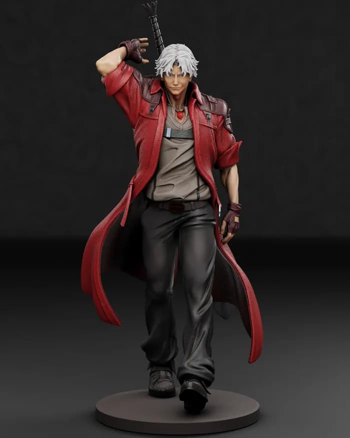 STL - Dante de Devil May Cry render 2