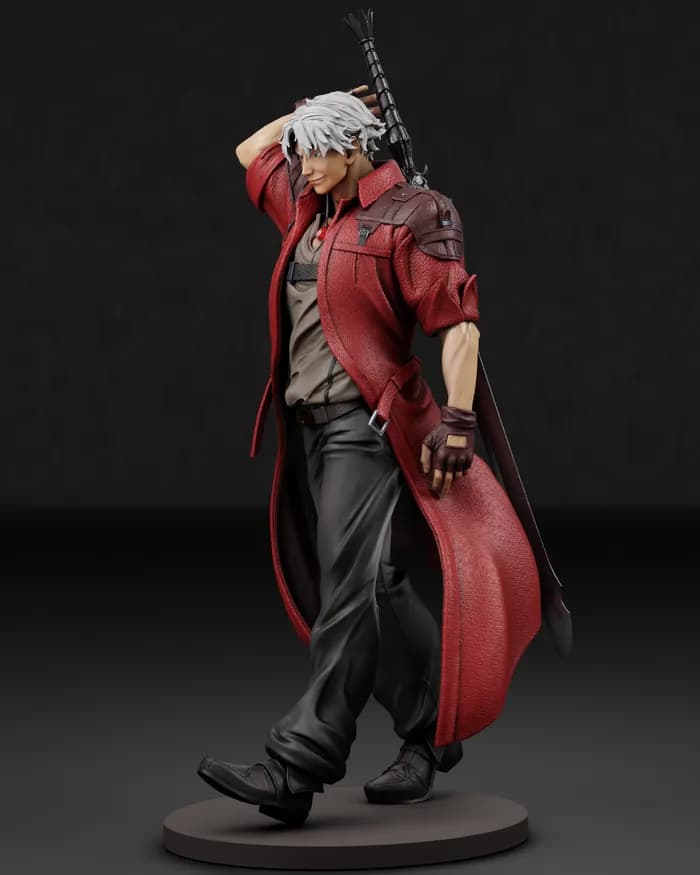 STL - Dante de Devil May Cry render 3