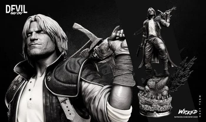 STL - Dante Devil May Cry Figura