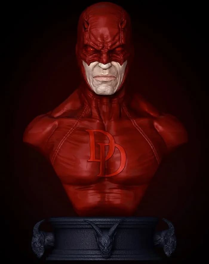 STL - daredevil bust
