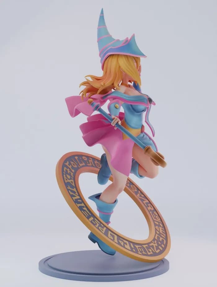 STL - dark magician girl 1 render 2
