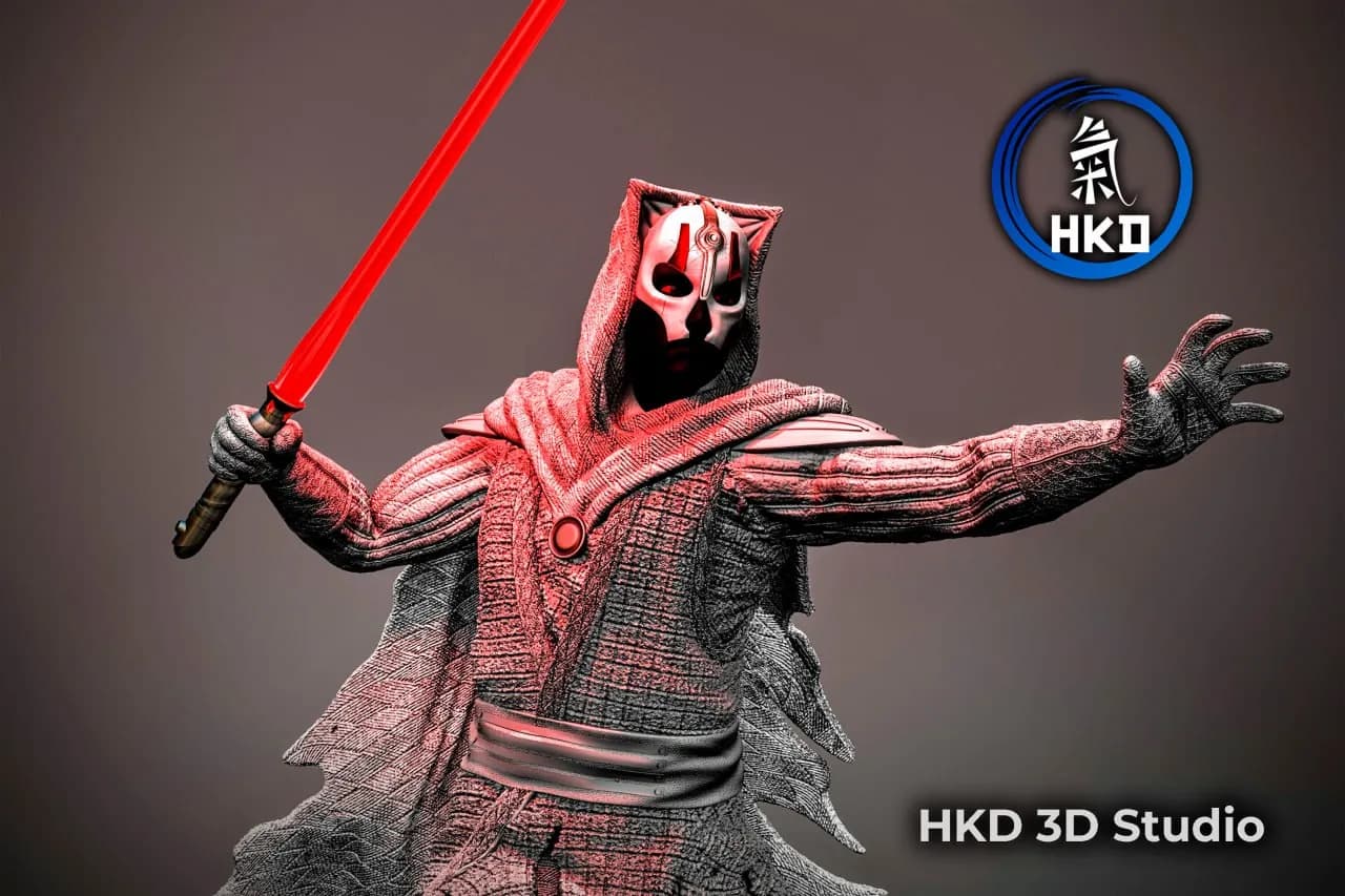 STL - Darth Nihilus Figura render 5
