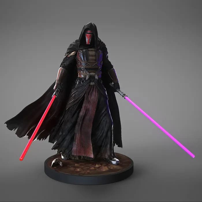 STL - darth revan espadas abiertas