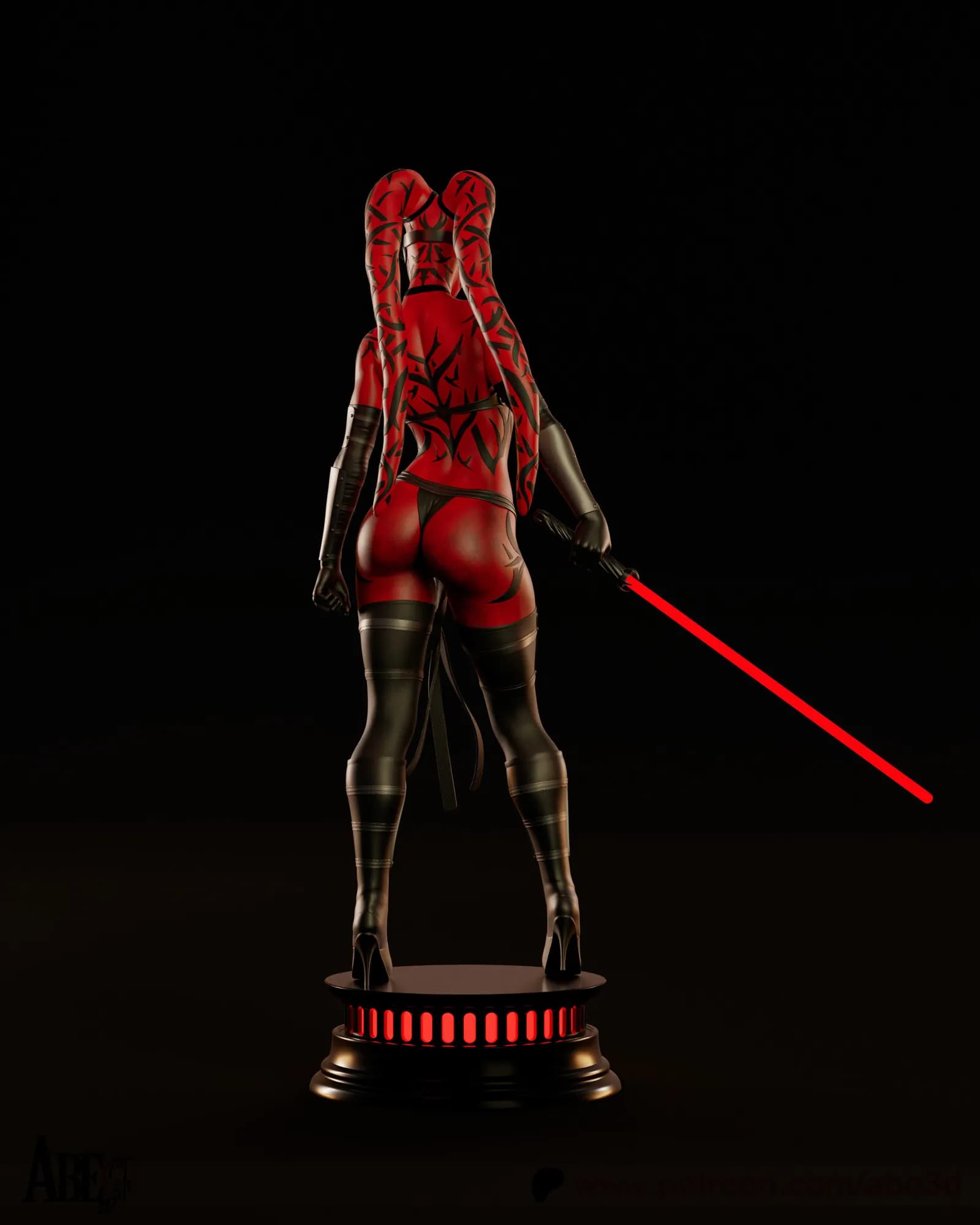 STL - Darth Talon figura 3D render 2