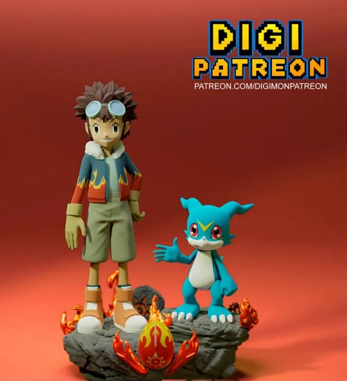 STL - davis and veemon digipatreon