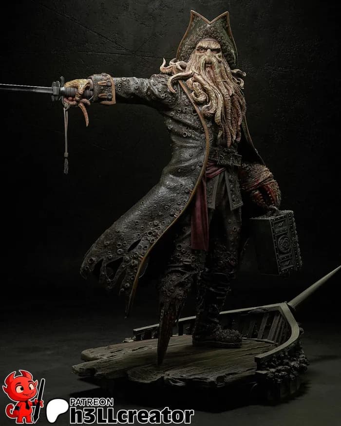 STL - davy jones render 4