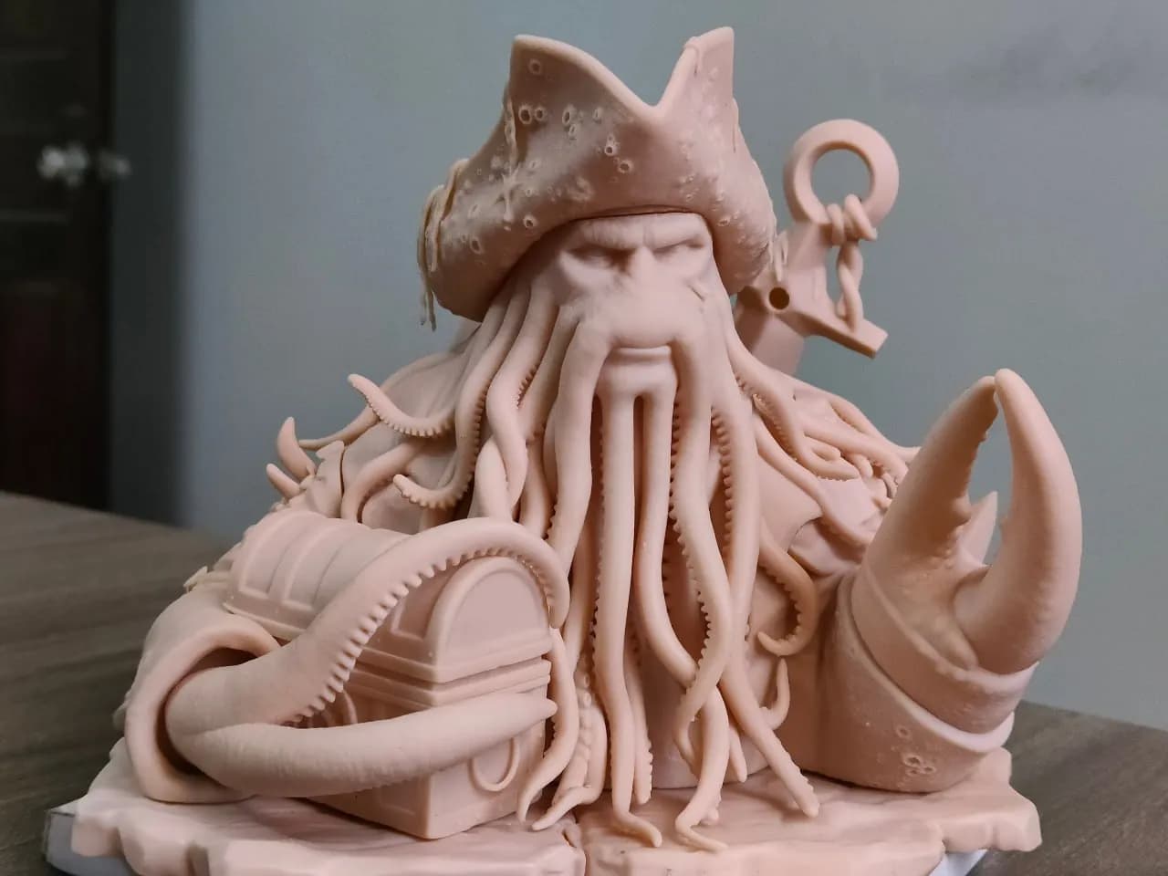 STL - Davy Jones con Cofre