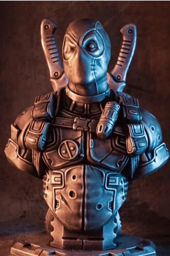 STL - deadpool bust