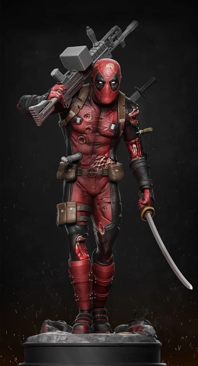 STL - deadpool con