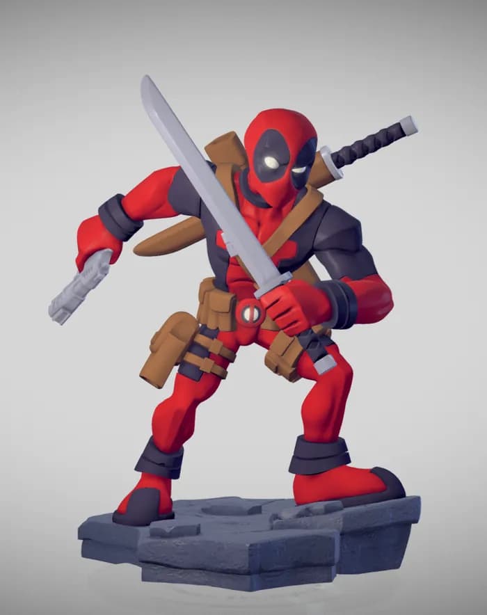 STL - Deadpool Estilo Infinity
