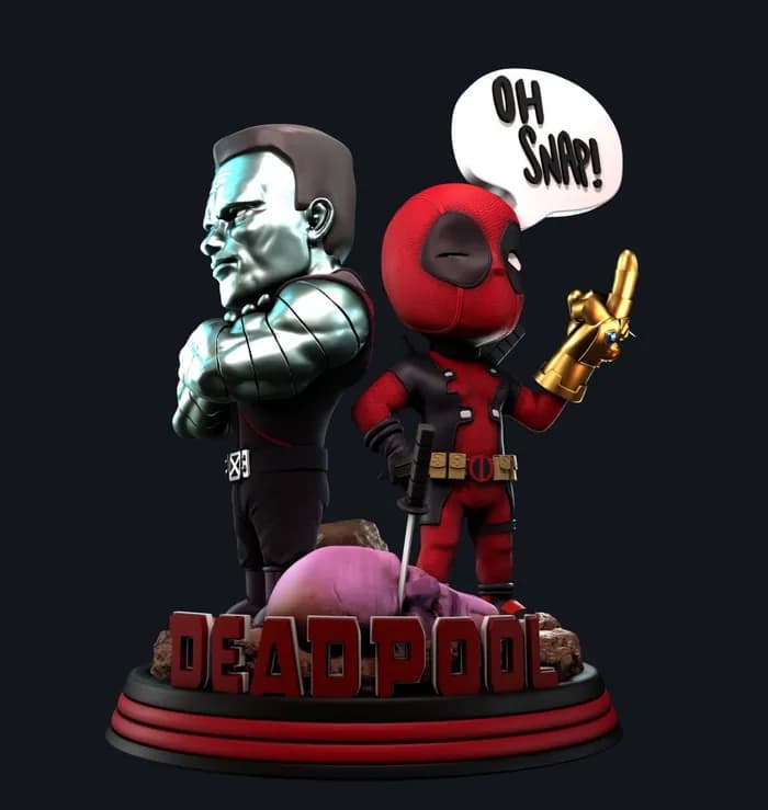 STL - deadpool snap chibi