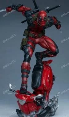 STL - deadpool xforce obj