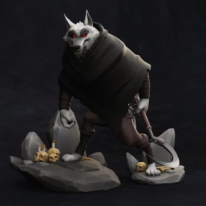 STL - death wolf