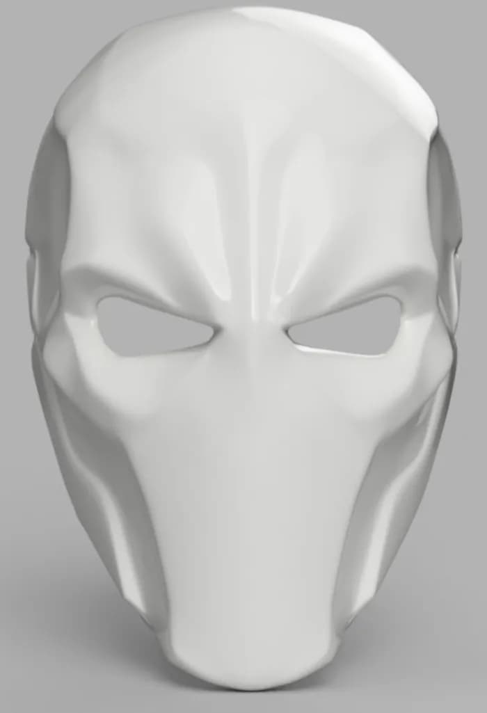 STL - deathstroke mask with two eyes