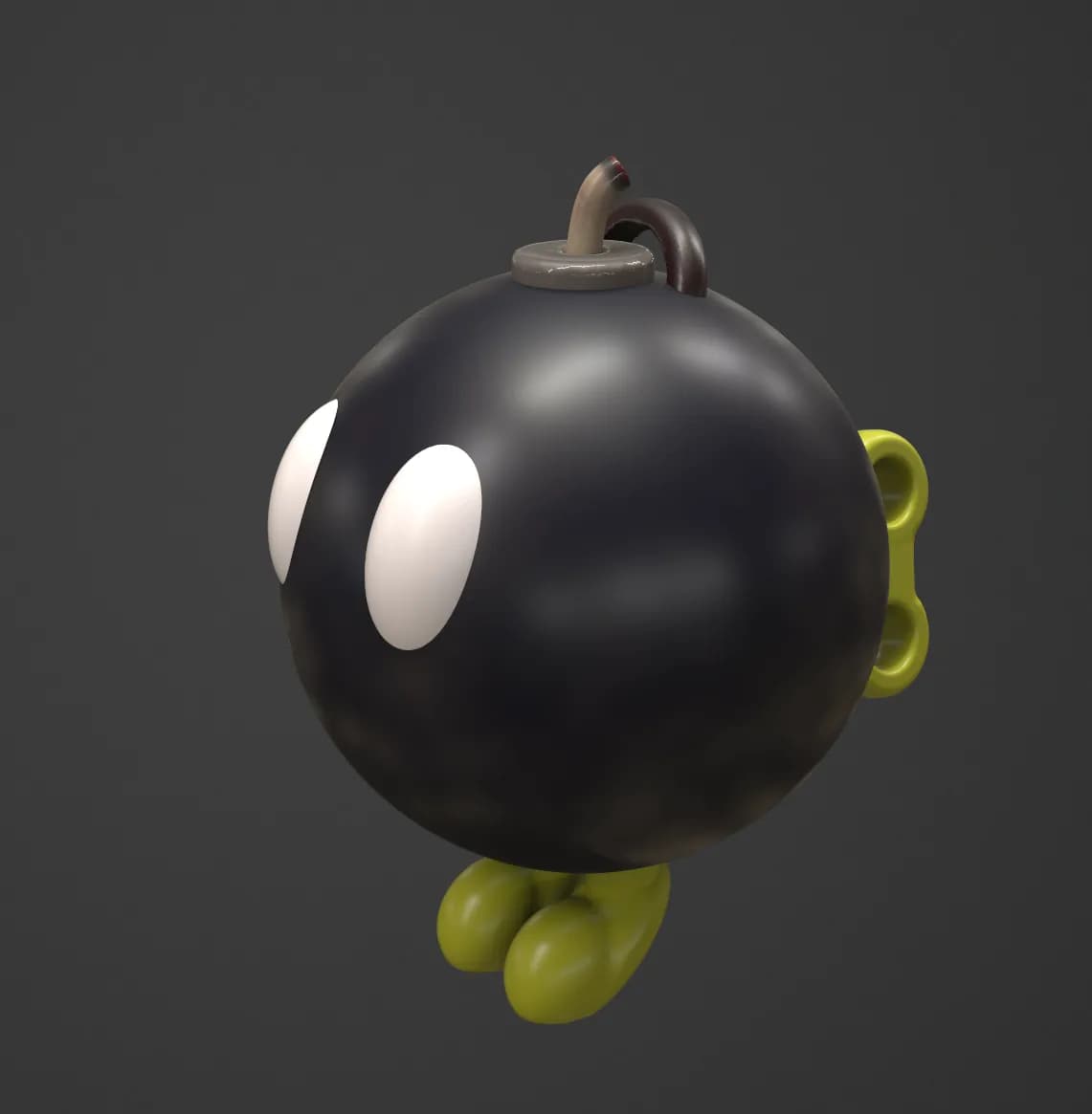STL - Decoración de árbol Bob omb render 2