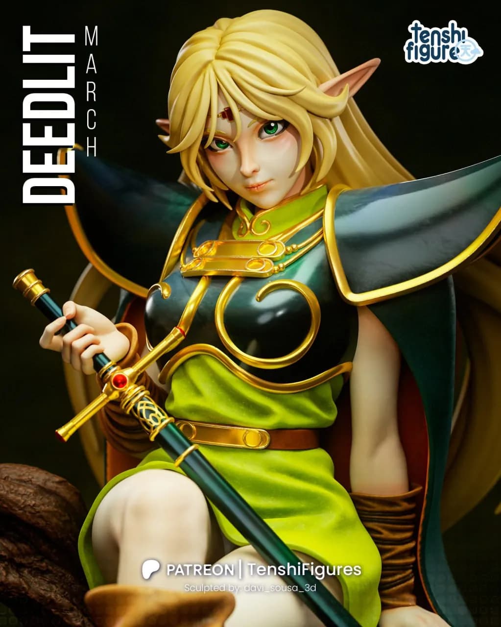 STL - Deedlit from Record of Lodoss War