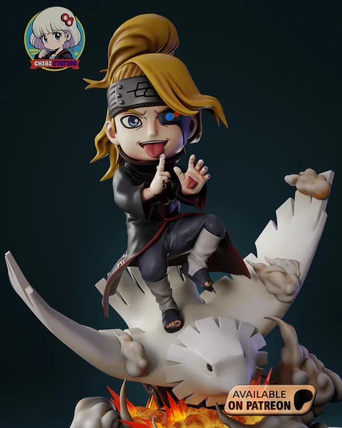 STL - deidara naruto @vse pro 3d