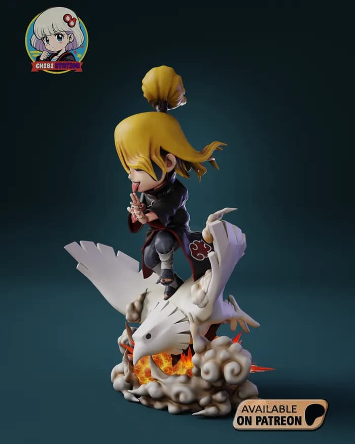STL - deidara naruto @vse pro 3d render 3