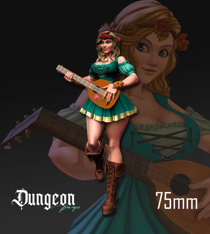 STL - Deirdre la Barda render 3