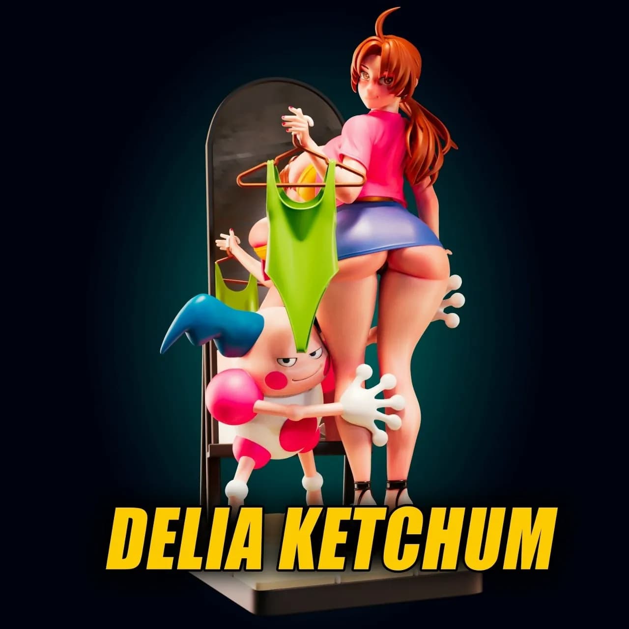 STL - Delia Ketchum Pokemon