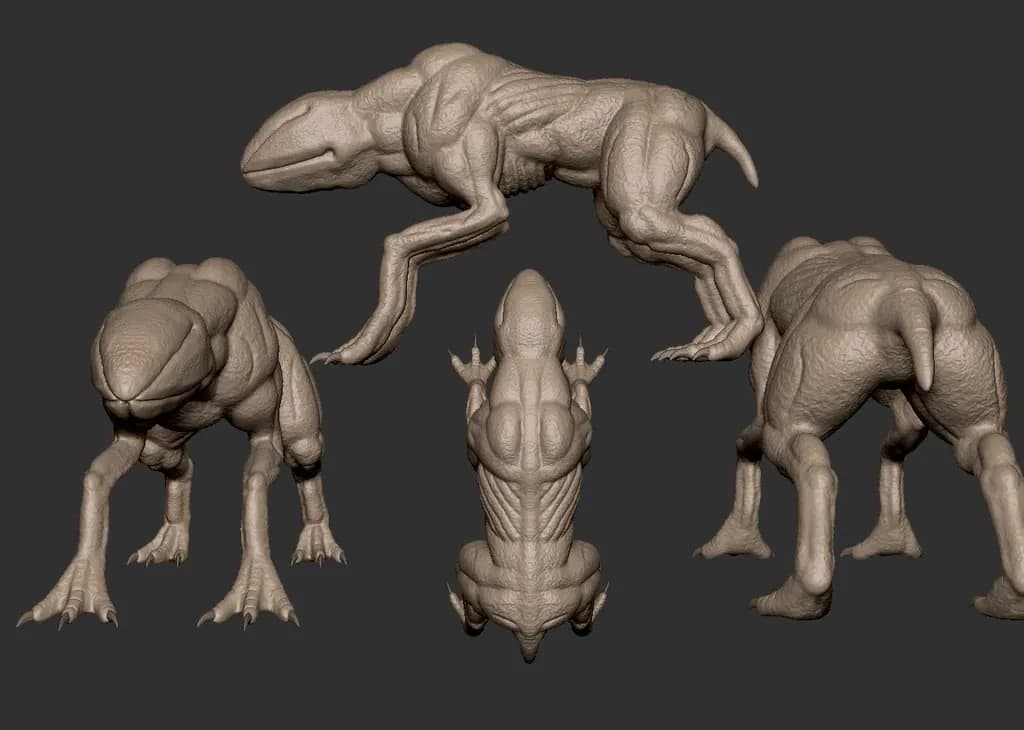 STL - Demodog de Stranger Things render 2
