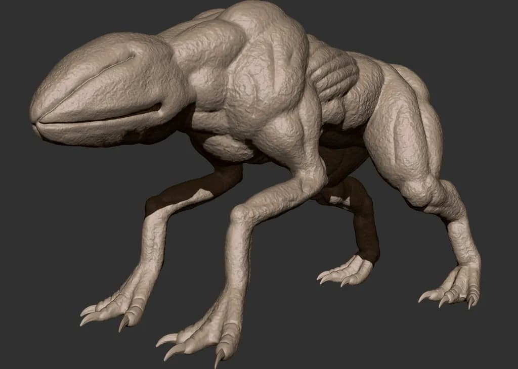 STL - Demodog de Stranger Things render 3