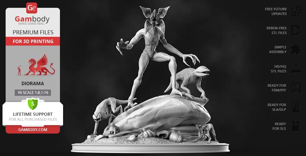 STL - Demogorgon y cachorros