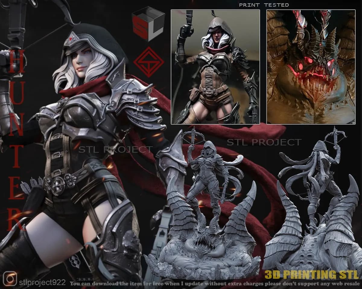 STL - Demon Hunter Coleccionable