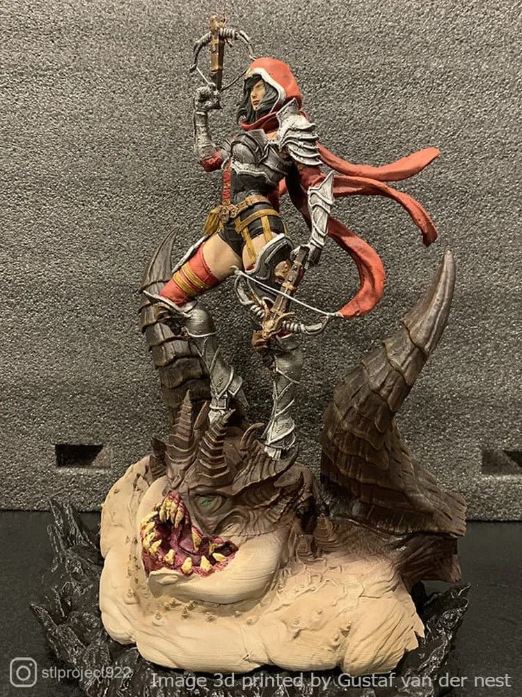 STL - Demon Hunter Coleccionable render 4