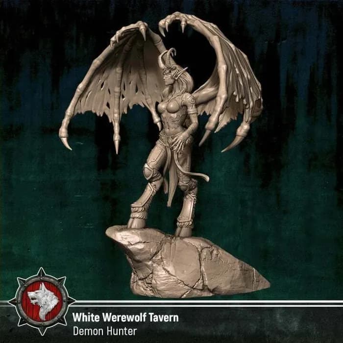STL - demon hunter world of warcraft render 4