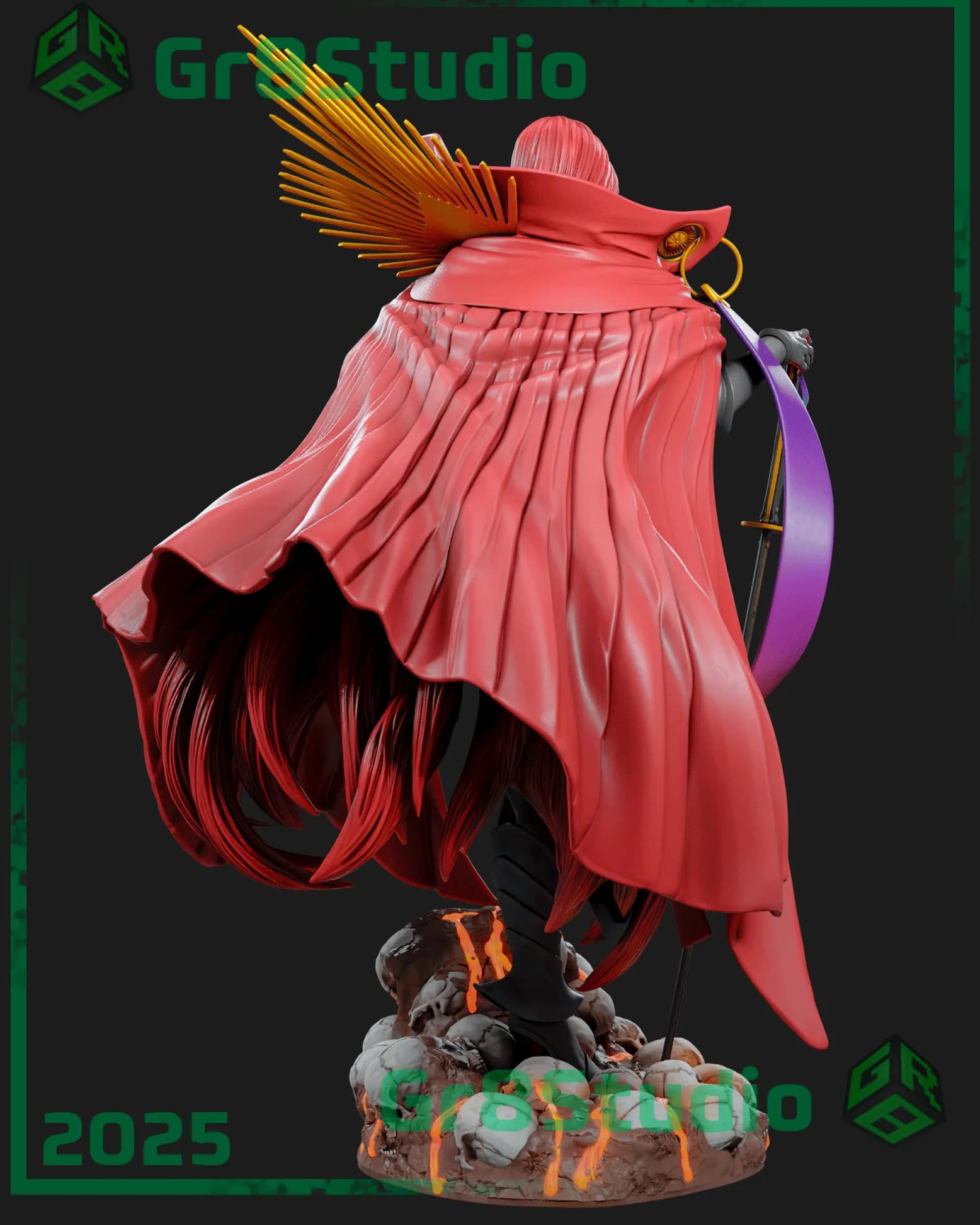 STL - Demon King Nobunaga Avenger render 5
