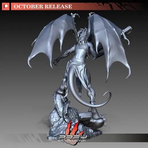 STL - Demona Gárgola Guerrero