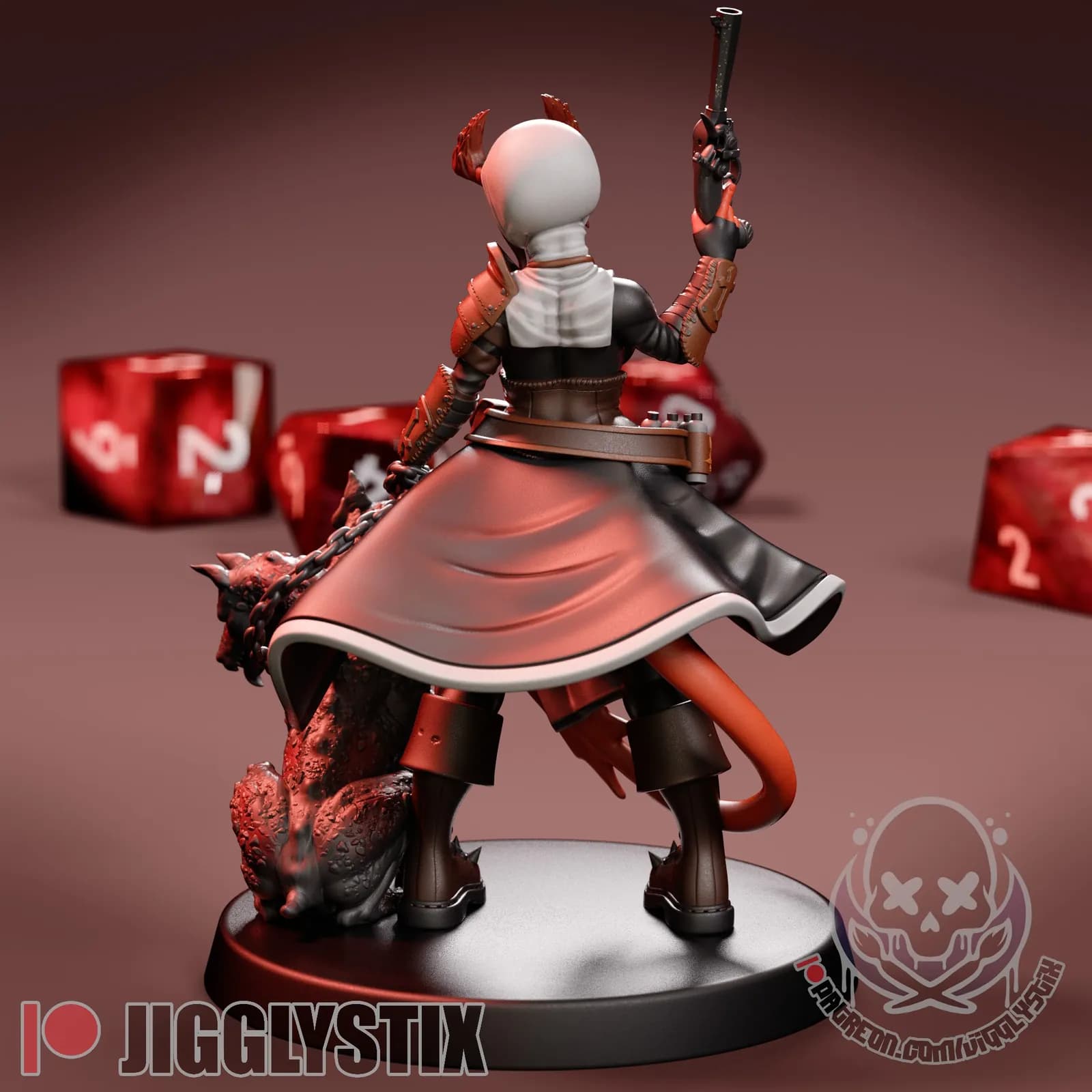 STL - Demonio Cazador de Monjes render 3