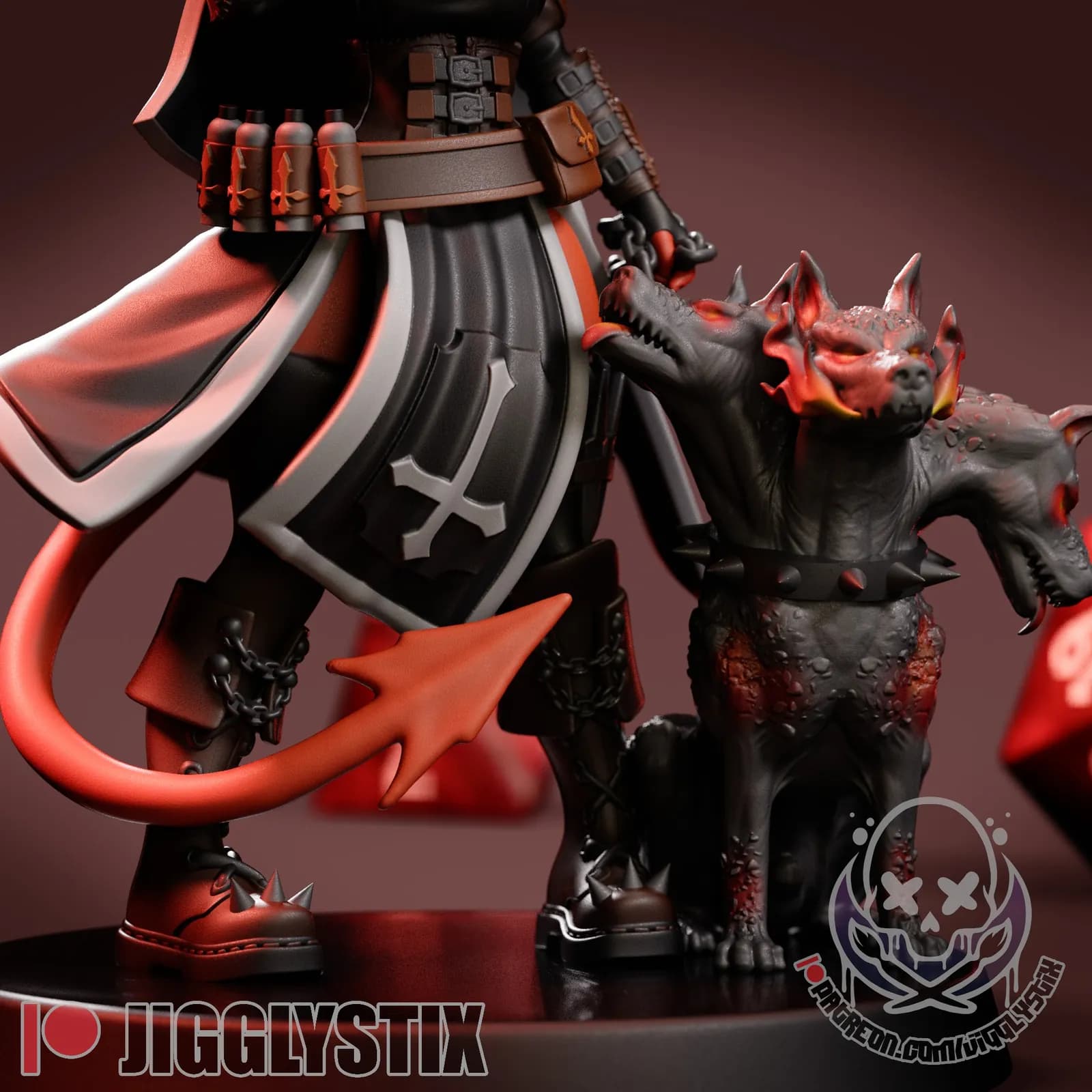 STL - Demonio Cazador de Monjes render 4