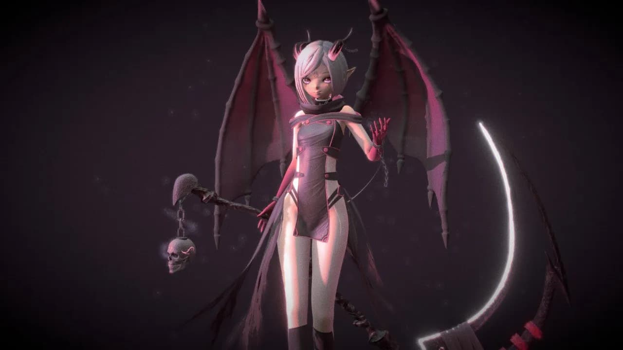 STL - Demonio de Anime con Guadaña