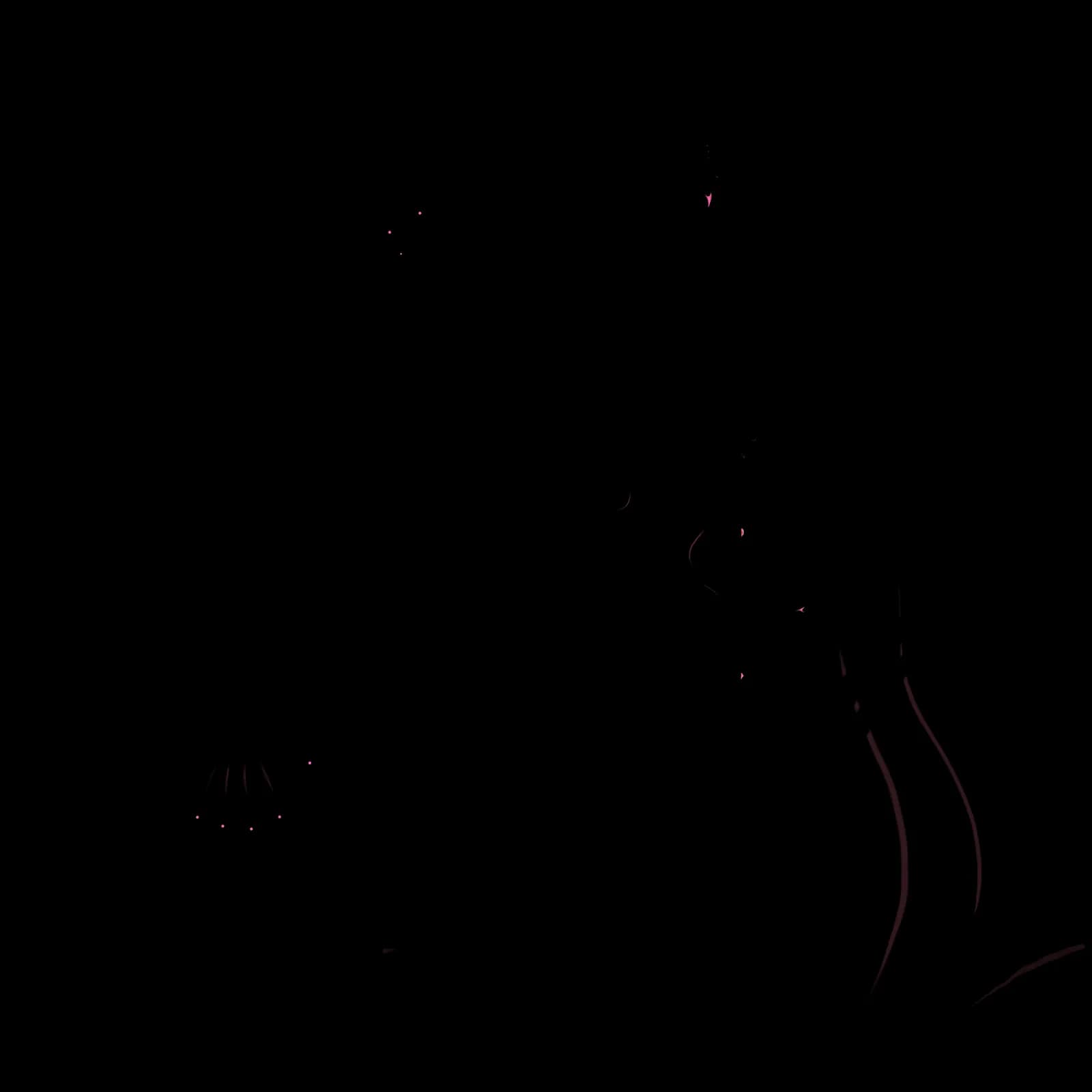 STL - Demonio de Anime con Guadaña render 3
