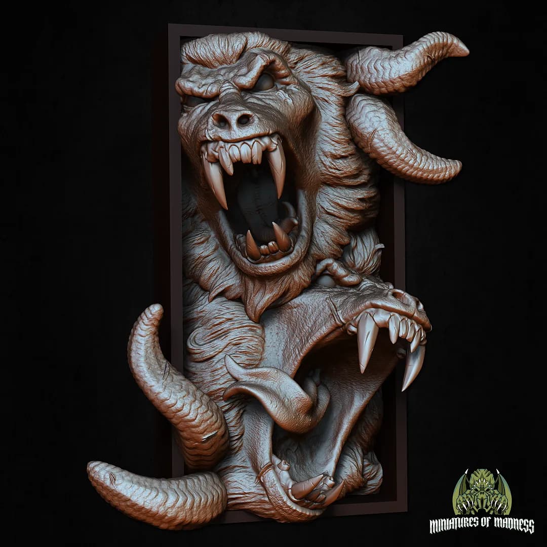 STL - Demonio de Cthulhu render 2