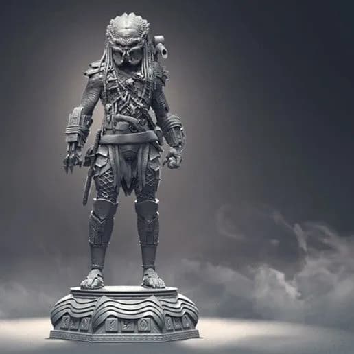 STL - Depredador en armadura alienígena