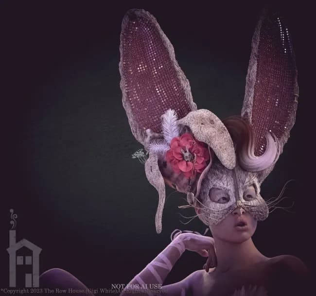STL - Diadema de Conejo"Bunny Headdress"