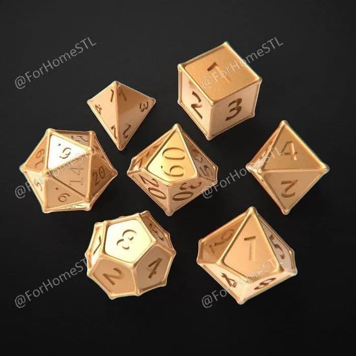STL - dice set