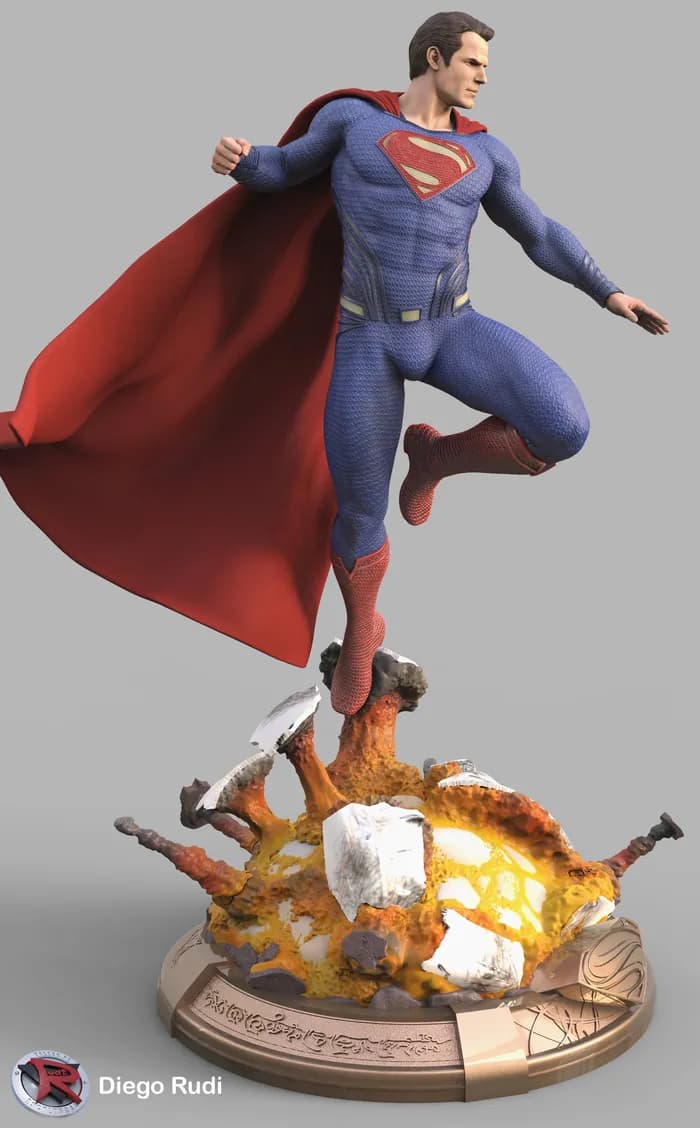 STL - diego rudy superman henry cavill
