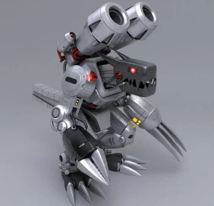 STL - digimon mugendramon machinedramon
