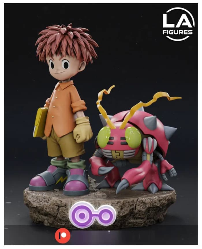 STL - digimon niños elegidos render 2