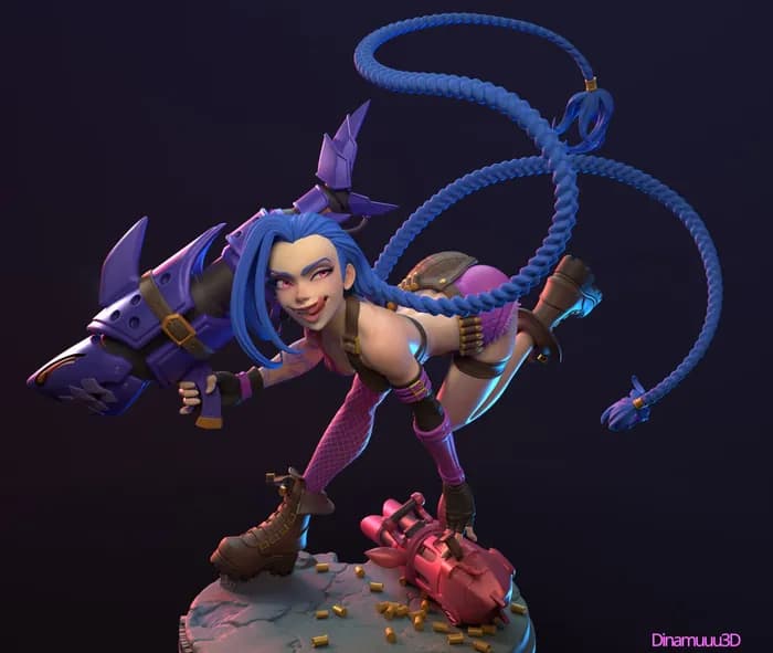 STL - dinamuuu3d jinx main stl rar