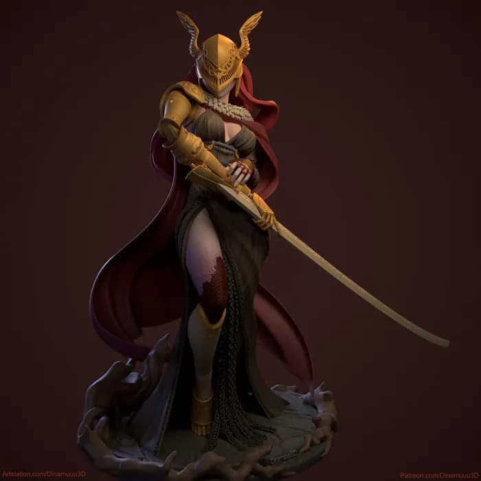 STL - dinamuuu3d malenia main alternate