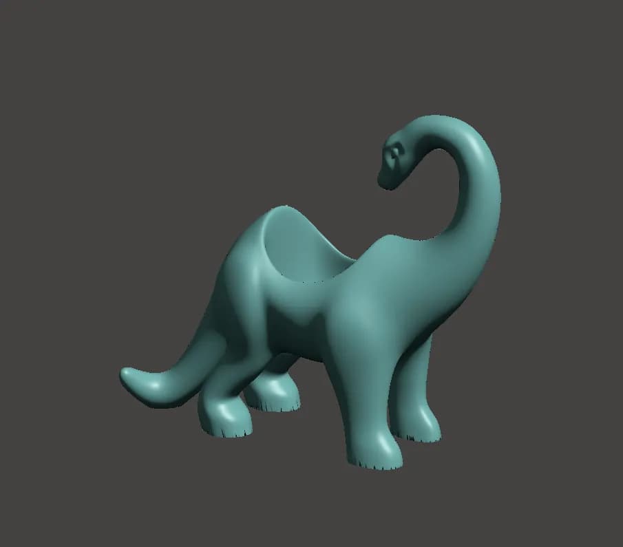 STL - Dinosaurio Maceta