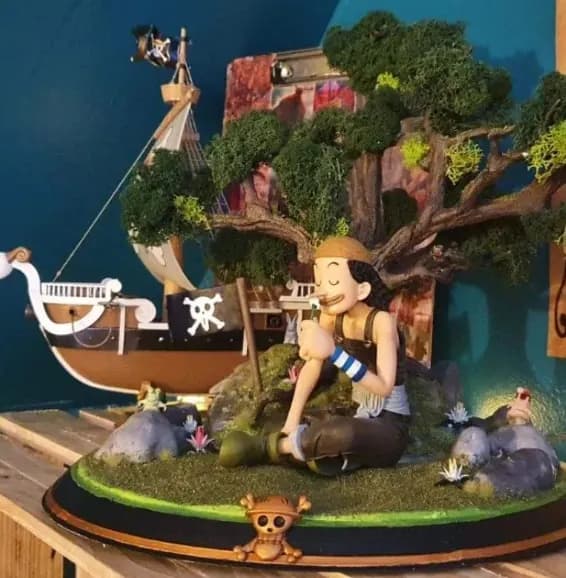 STL - Diorama Árbol Pirata One Piece