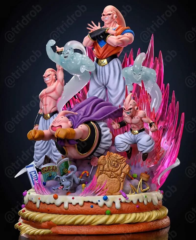 STL - Diorama Buu "Dragon Ball Z" render 5