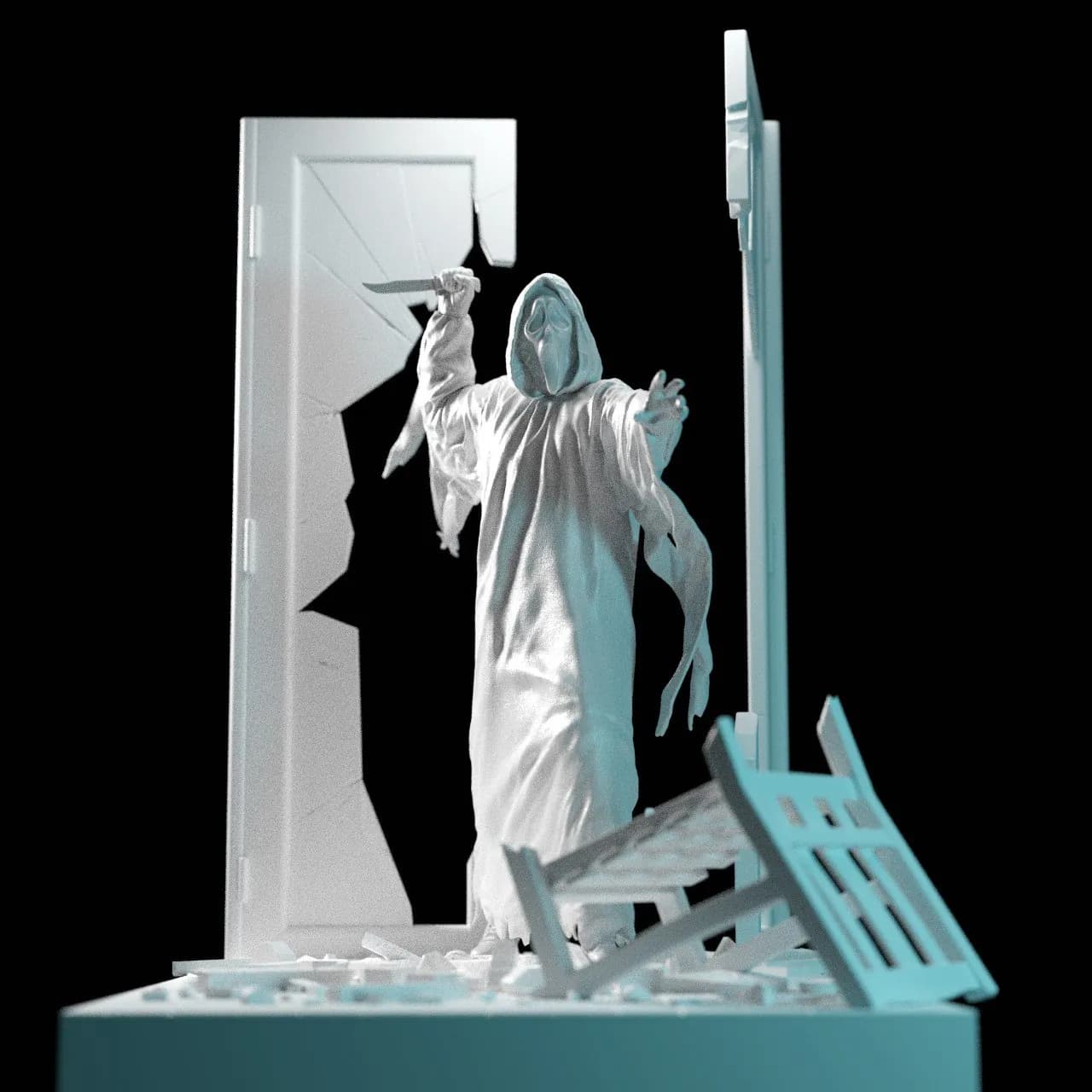 STL - Diorama de Ghostface